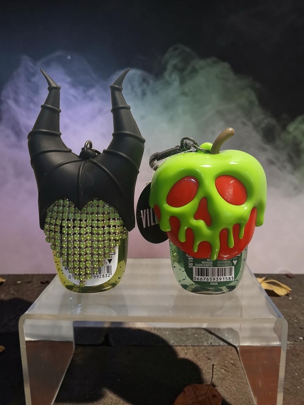 Themed Green & Black Decorative Hand Sanitizer Holders - Set of 2